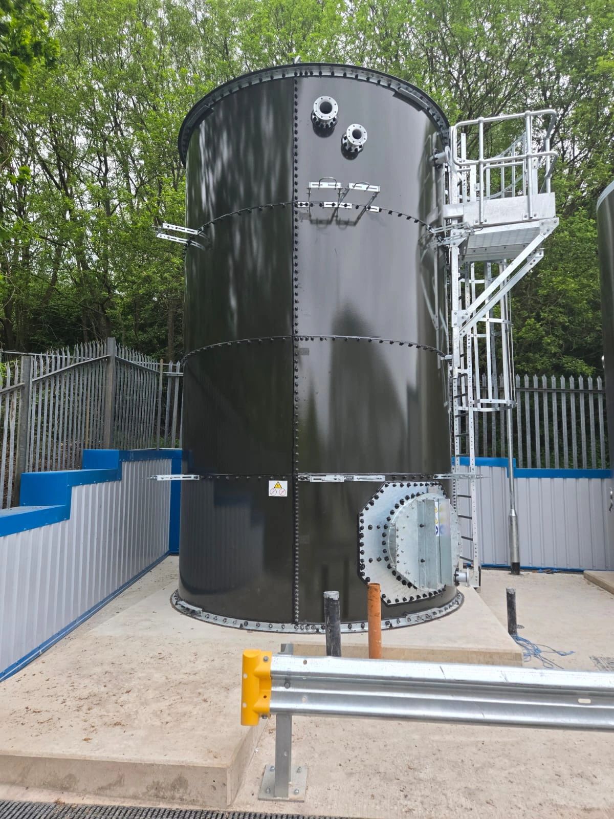 Compact Effluent Treatment System with Built-In Odour Control Installed for Food Production Site